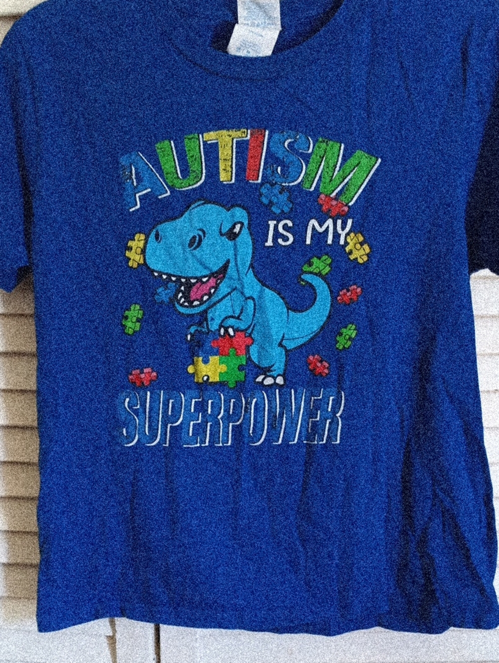 Port and Company Royal Blue Kids' Autism Awareness Graphic Tee